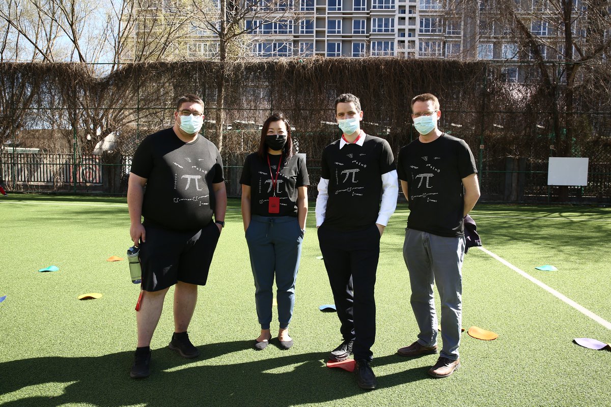 Celebrate Pi Day in CISB
Math teachers and students celebrate Pi Day by having an annual challenge that includes four new illustrated math problems for students to solve. Another great way to celebrate Pi Day by having group photos taken with 兀shaped. #CISBeijing #piday2022