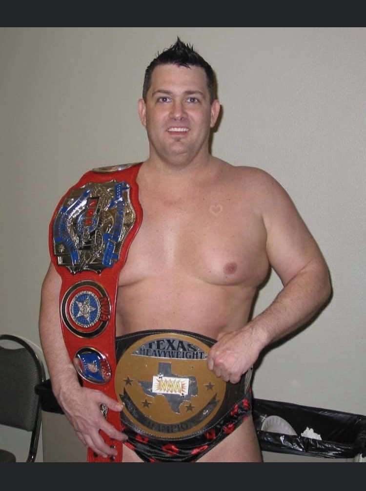 ChazTaylor713's tweet photo. #chaz The night I won the NWA OKLAHOMA Heavyweight Championship Title while retaining the NWA Texas Heavyweight Championship Title on NWA TV😳
@wrestlecon #notontv https://t.co/I6iSVKfMYA