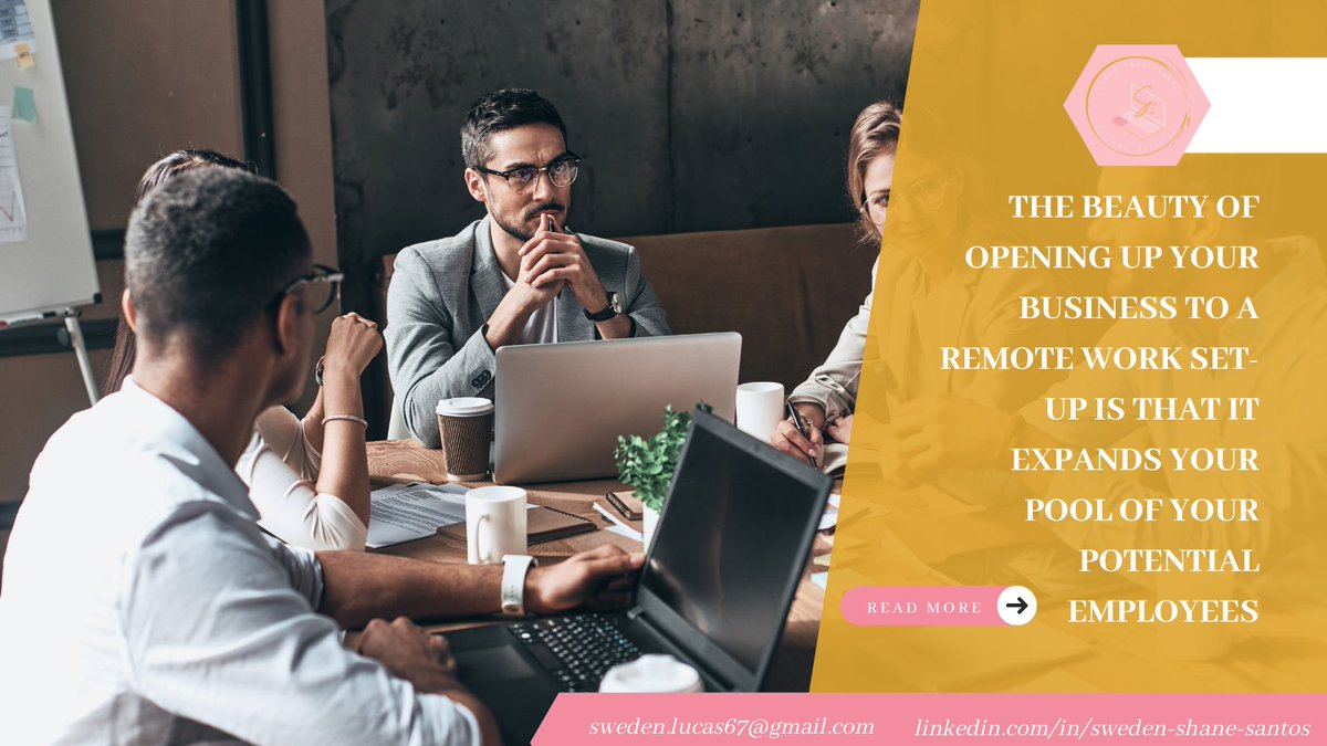 sweden_santos's tweet image. More ideas can pop up into employees&apos; minds 🧠 if they work on a comfortable set-up that is home 🏠. With this idea, employees can help to boost 📈 the entrepreneur&apos;s business.

Send an email:
sweden.lucas67@gmail.com
calendly.com/sweden-lucas67…

#working 
#admintask 
#dataencoder