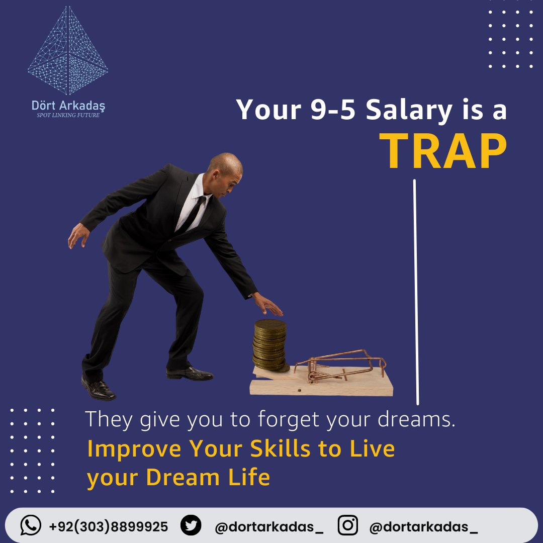 dortarkadas_'s tweet photo. Salary can't get you Luxury Cars, Expensive Phones and Foreign Trips. 
Build your business and it's only possible with the Right Skills &amp; Dedication. 💰 https://t.co/CNvBYBRi8c