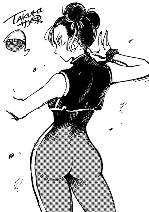 ちょっとした落書き
前から思ってたけどこの服の春麗よきですよね🤔 