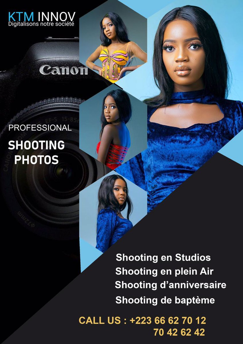 PrestigesMedia's tweet photo. Pour tous vos besoins de shooting photos, contactées KTMINNOV.
#ktminnov
#prestigemedia https://t.co/6XC0CioJNy