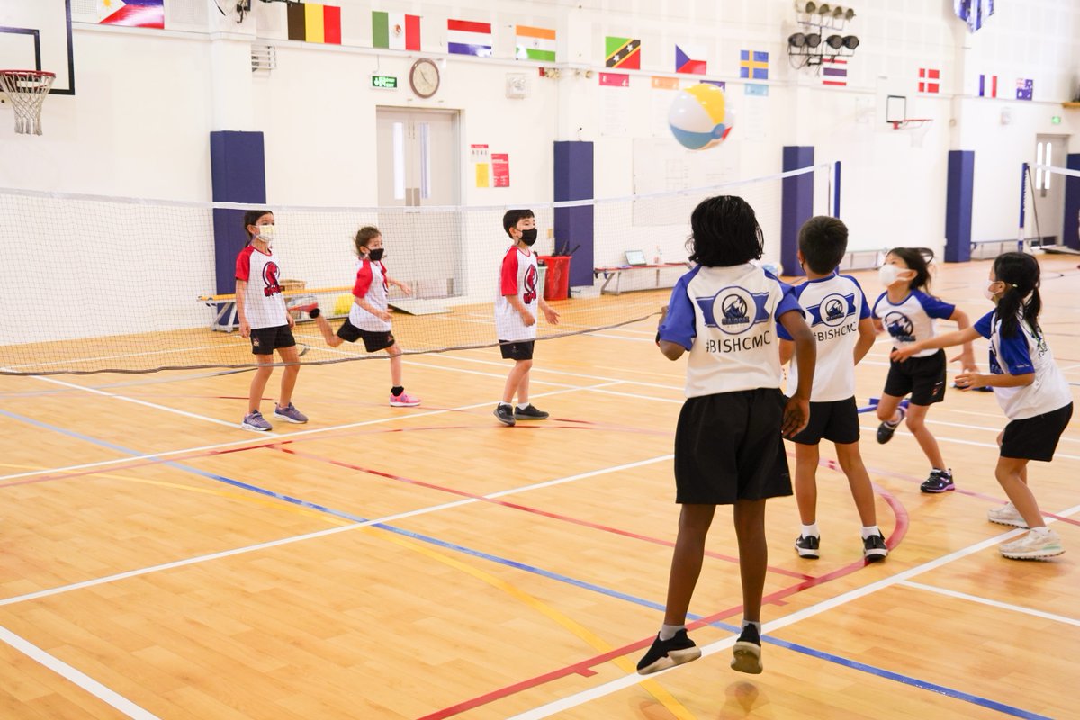 BISHCMC's tweet photo. Last week our #BISHCMC Year 3 to Year 6 students began their inter-house sports competitions in PE, including Volleyball, Badminton and Teeball. We look forward to seeing the students giving it their all in the rest of the competition. https://t.co/1KLVUktsDK
