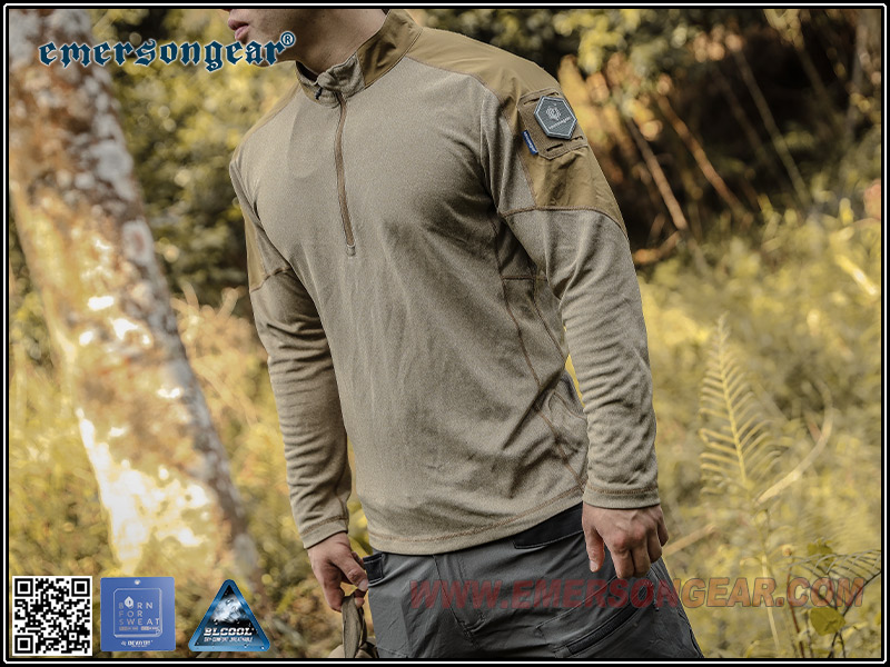 Emersongear's tweet photo. EMB9587  Emersongear Blue label "Hunter" Long Sleeve Polo 
new item for 2022 Blue label line~ https://t.co/10RkxBgR90