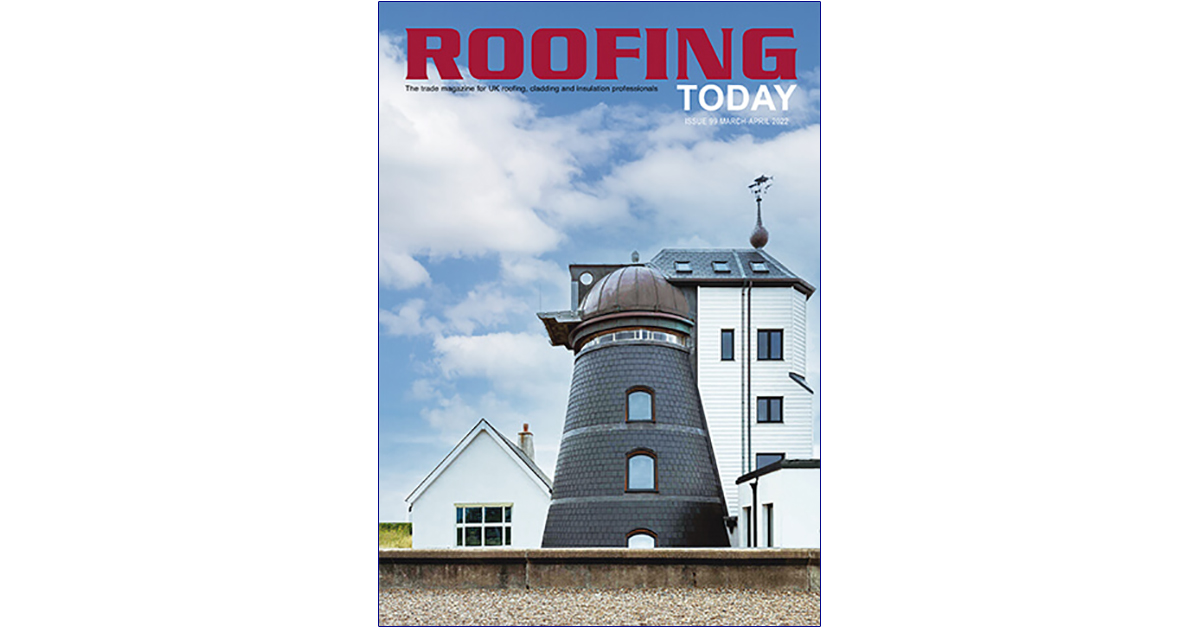 Roofing Today March 2022 <a href="/SSQSlate/">SSQ Natural Slate</a> celebrates 30 years of friendship <a href="/TheNFRC/">NFRC</a> CEO on why <a href="/RoofCERT/">RoofCERT</a>  is here to stay <a href="/Johnmercer3/">John Mercer</a> on roof tile facades <a href="/CUPAPIZARRAS_en/">CUPA PIZARRAS</a> on #roofing #Slate &amp; Traceability <a href="/Official_IOR/">Institute of Roofing</a> on Professional Progression #roofingcontractors <a href="/baileyroofing/">Nathan Bailey</a> ++