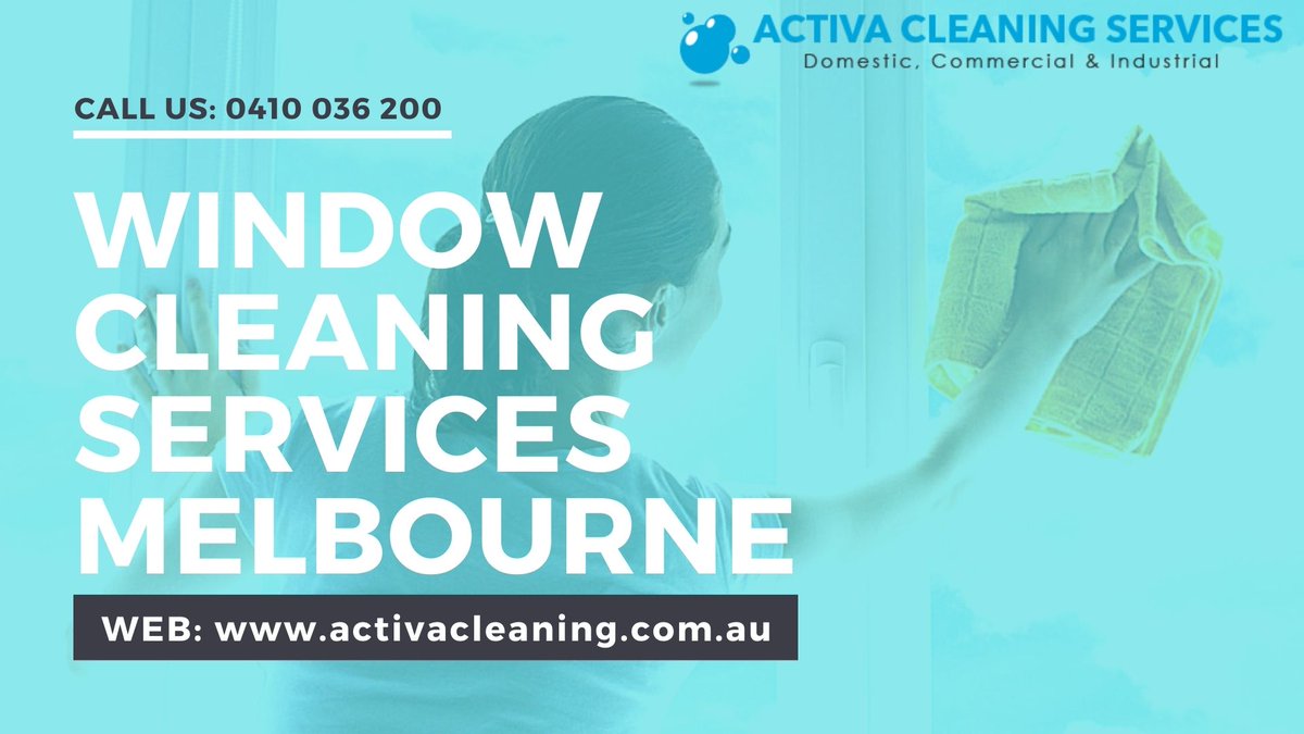 activa_cleaning's tweet photo. Are you looking for a #windowglasscleaningservice in #Melbourne? You can easily hire an #ActivaCleaning #deepcleaningprofessional without stepping out of your home or office. Our #windowcleaningservice is for both residential &amp; commercial areas.

https://t.co/vmJ2XBeb5Z https://t.co/YsIP0YNRnC