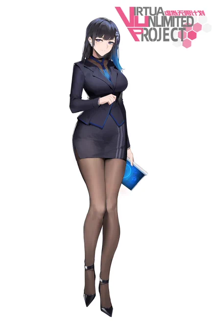 For a game called Virtual Unlimited Project drawing, the character named Ji Yi. 