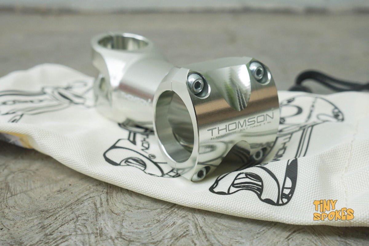 TinySpokes's tweet photo. WTS Thomson Stem Elite X4 Standard 31,8mm / +/- 10 silver 90mm
Condition : New
Price : 1.500.000
(*the price exclude shipping from Surabaya)
Tokopedia Ready
more information hit us on DM
#fnfjb https://t.co/6HZP6F6XCa