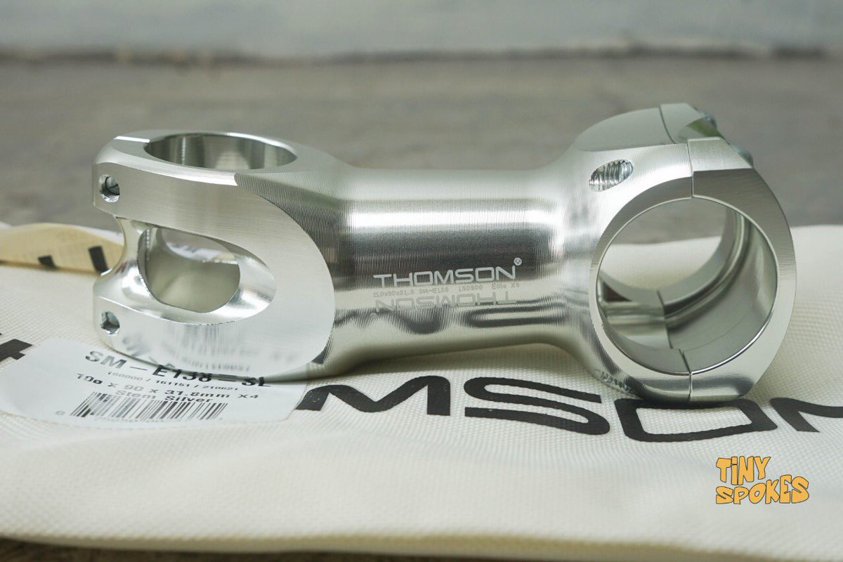 TinySpokes's tweet photo. WTS Thomson Stem Elite X4 Standard 31,8mm / +/- 10 silver 90mm
Condition : New
Price : 1.500.000
(*the price exclude shipping from Surabaya)
Tokopedia Ready
more information hit us on DM
#fnfjb https://t.co/6HZP6F6XCa