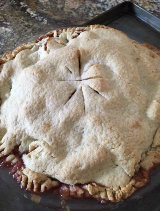 LauraClassical's tweet image. Good morning my Tweethearts! Baked an apple/tart cherry pie to celebrate 3.14, “Pi Day!” Also, playing some Pi-ano music from Schumann to Joplin on 99.5 WCRB. Join us @CRBClassical! (PS: Tip for the day: don’t ever talk to Pi- -he just goes on forever!😉)