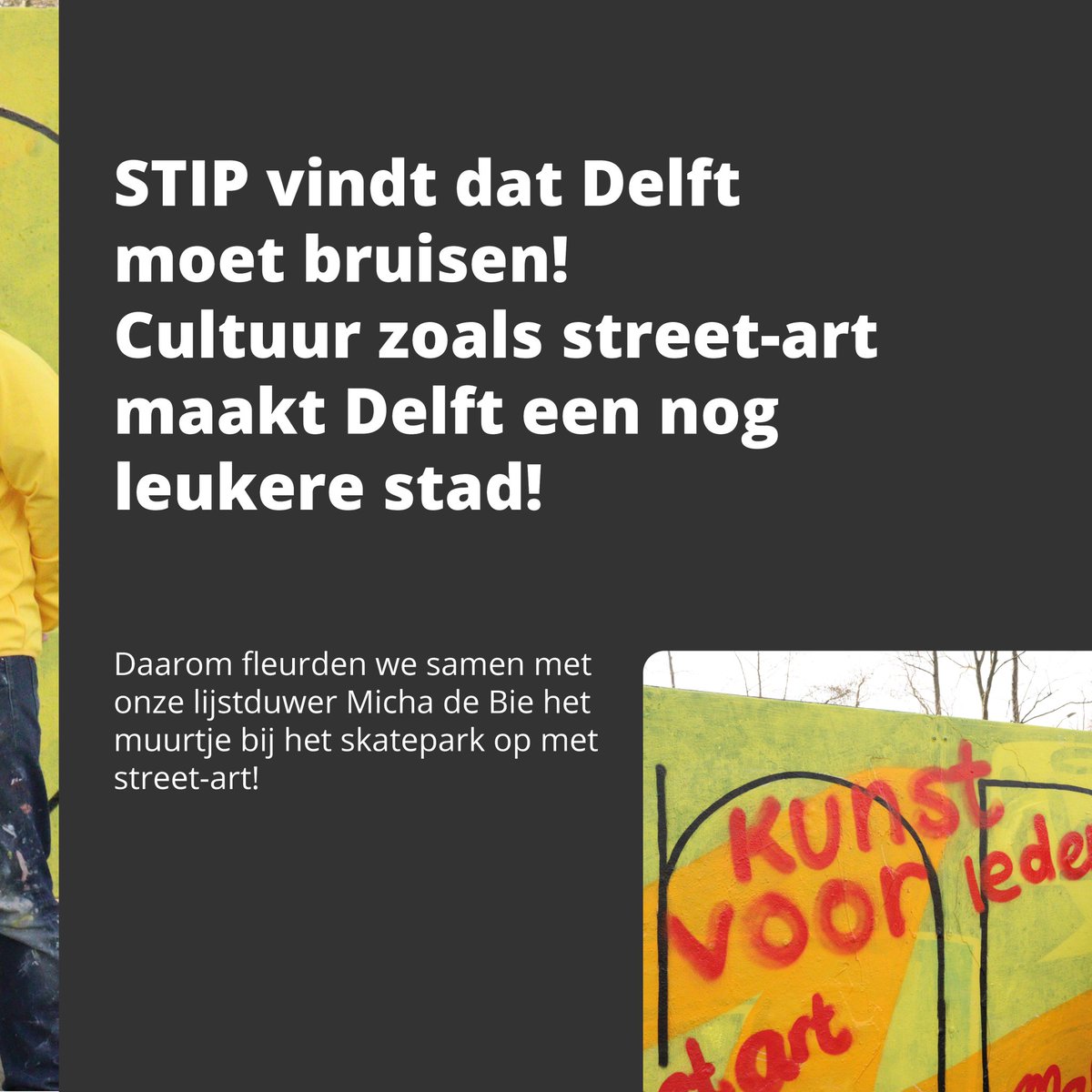 edwinijsman's tweet photo. #Delft is dé mooiste stad van Nederland en STIP wil Delft nog mooier maken. 🎨. STIP wil fors investeren in cultuur🎭
#StemStip #GoedGeregeld https://t.co/XNjFtaA4nV