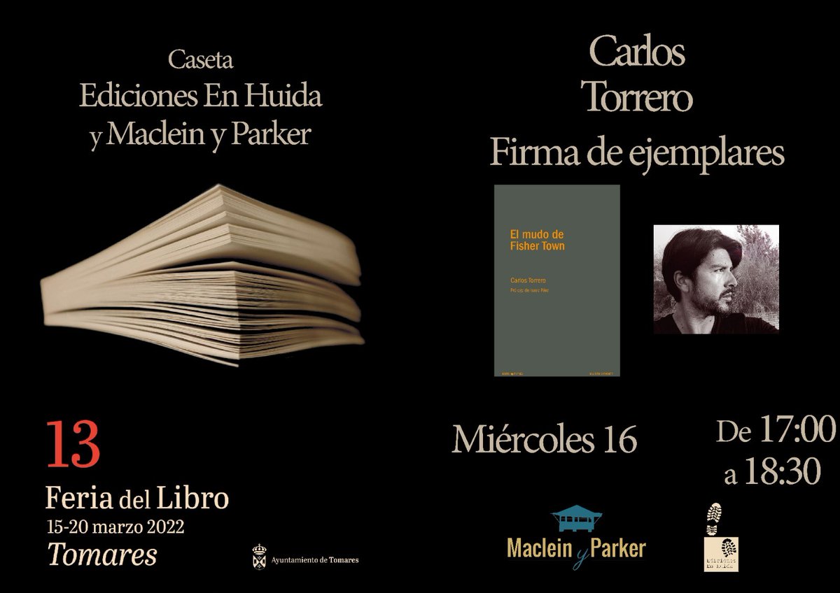 Este miércoles. Por si os apetece charlar un rato con el mudo de <a href="/MacleinyParker/">Maclein y Parker</a>. Os esperamos.