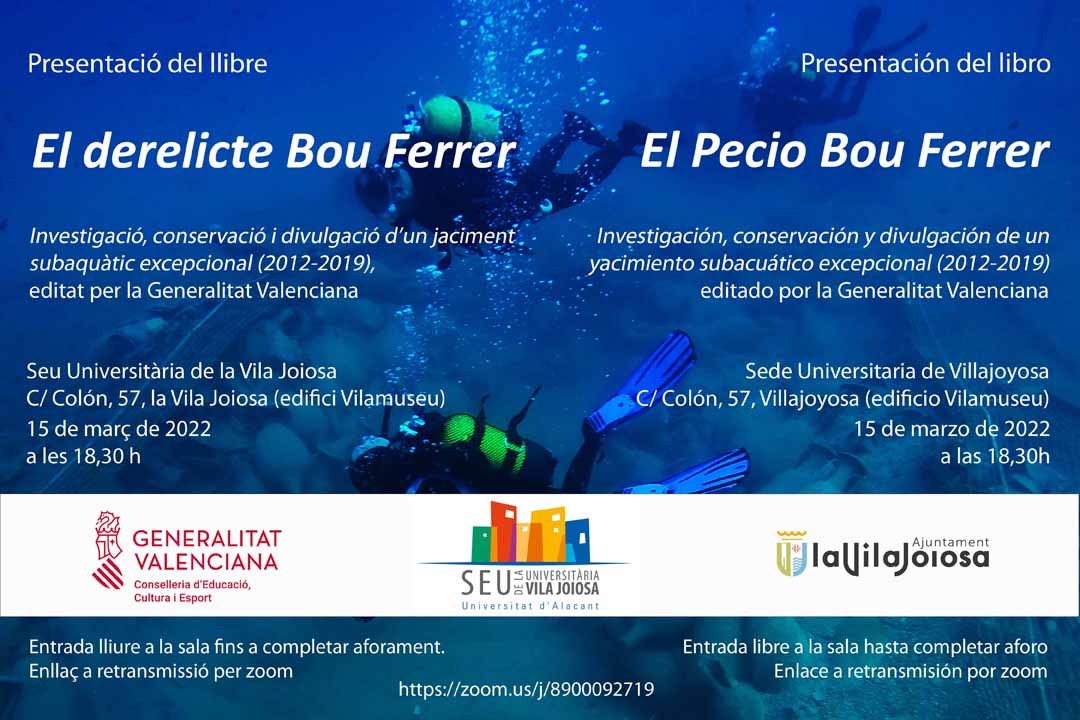 vilamuseu's tweet photo. Mañana se presenta la monografía sobre el @BouFerrer en la sala A de Vilamuseu. En esta publicación se recoge toda la investigación sobre el yacimiento hasta ahora. Podéis asistir de manera presencial o a través de este enlace: https://t.co/9w7RiDyyPz
#bouferrer #villajoyosa https://t.co/fSlHUoew0f