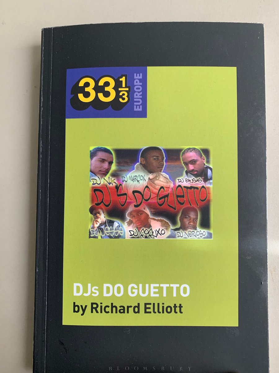 digiogi's tweet image. Six months into the PhD &amp;amp; @traumaticolonel’s DJs Do Guetto is the single most illuminating text about an underground music scene I’ve read so far. On first glance, my addled brain replaced the final vowel; pleased to discover it’s not a book about a remix album of French EDM 🤣