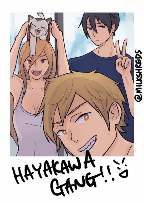 The Hayakawa fam! 

#chainsawman #チェンソーマン 