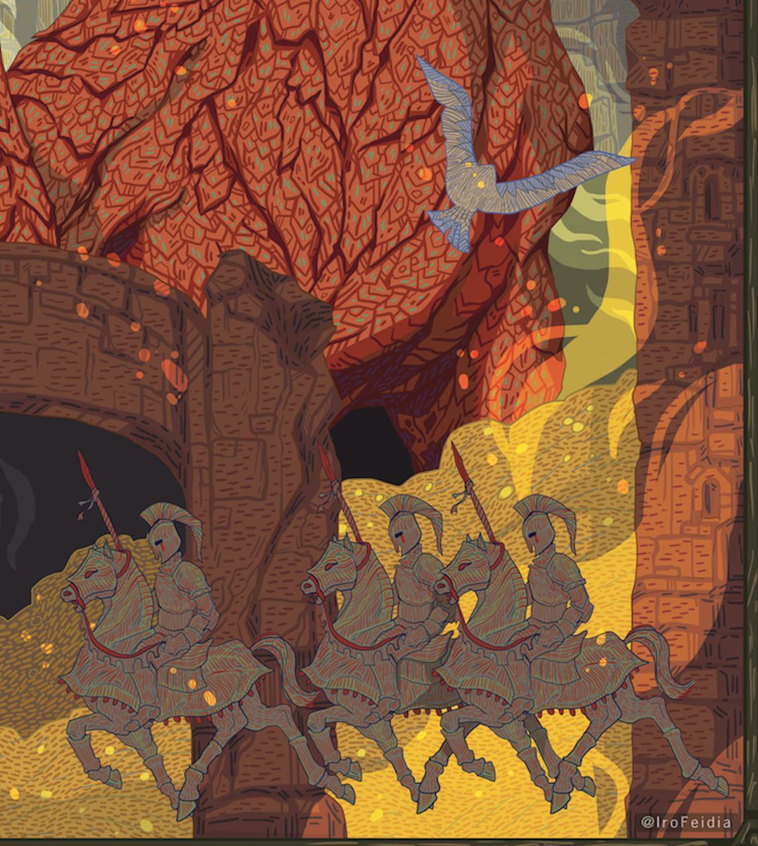 IroFeidia's tweet photo. Red Dragon illustration.
.
.
Working with flat colours and lines.
So many lines.
.
#digitalillustration https://t.co/rxMoEOjKOH