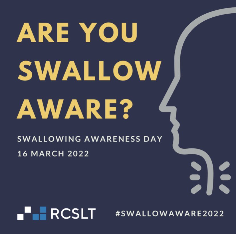 Swallowing Awareness Day 2022🗣 What are we doing?!
This Wednesday (16th March) is swallowing awareness day! To raise awareness members of the society are doing a 24 hour modified diet challenge where they eat meals at modified textures e.g. minced and moist or puréed.