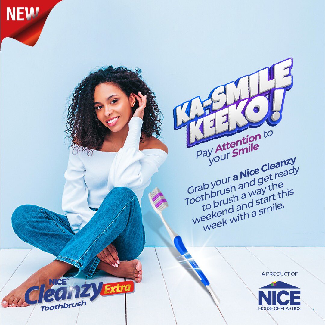 nice_dental's tweet photo. Chase away the Monday blues with a bright, white smile, courtesy of a Nice Cleanzy Toothbrush. Find it at a kaduka near you. #NiceCleanzyToothBrush #MondayMotivation #NiceDentalCare https://t.co/WQxETzPNmV