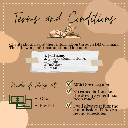 CommissionsJay's tweet photo. Hello, students!✨

Are you stressed and struggling on doing your school works? Don't worry, I got your back! I am now open for academic commissions! 🤩 (SHS JHS)

📌 Low price guaranteed!
📌 Slide into my DMs if you're interested!

#academiccommissionsph
#academiccommissions https://t.co/x22Q84v9iX