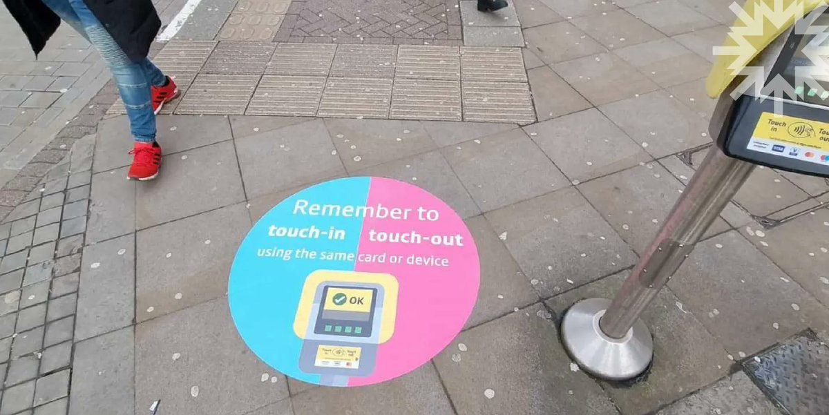 Floor vinyl stickers making their way across Manchesters tram stops, keep your eyes peeled! <a href="/OfficialTfGM/">Bee Network</a> 

#astrasigns #floorgraphics #floorvinyl #tfgm #manchester #tram #MCRMetrolink #streetwrap #drytac #