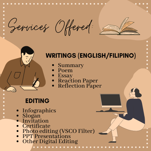 CommissionsJay's tweet photo. Hello, students!✨

Are you stressed and struggling on doing your school works? Don't worry, I got your back! I am now open for academic commissions! 🤩 (SHS JHS)

📌 Low price guaranteed!
📌 Slide into my DMs if you're interested!

#academiccommissionsph
#academiccommissions https://t.co/x22Q84v9iX