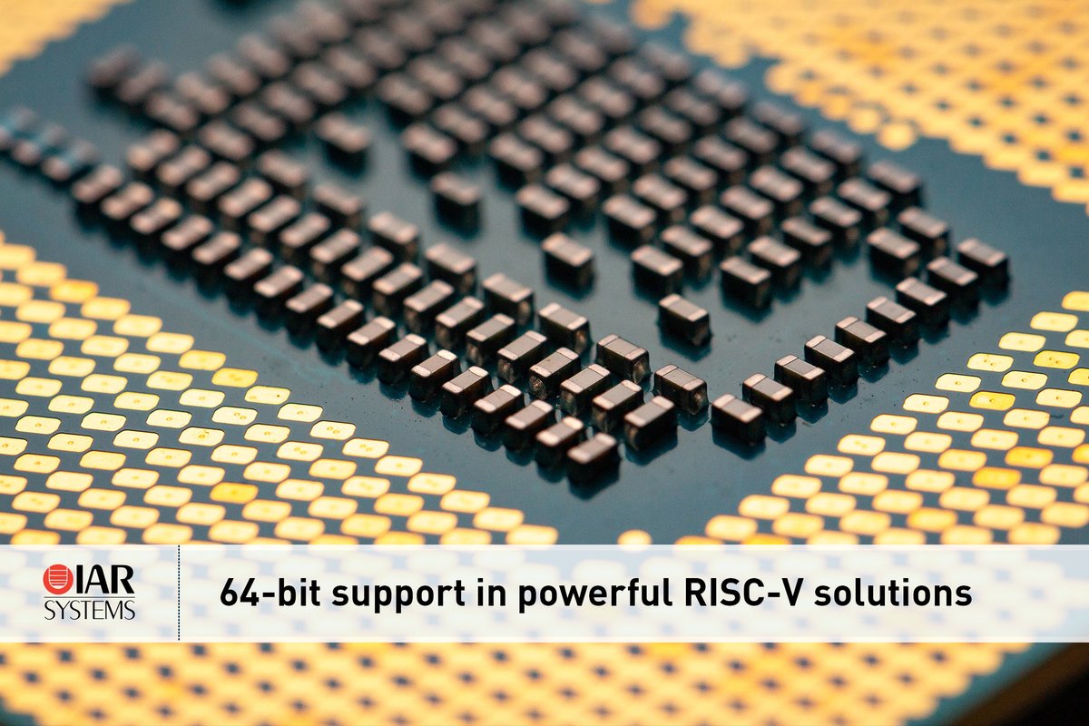 IAR (@iarsystems) on Twitter photo We are happy to announce that new versions of IAR Embedded Workbench and IAR Build Tools for RISC-V are now available! Learn more iar.com/about/news-and… We are happy to announce that new versions of IAR Embedded Workbench and IAR Build Tools for RISC-V are now available! Learn more iar.com/about/news-and…
