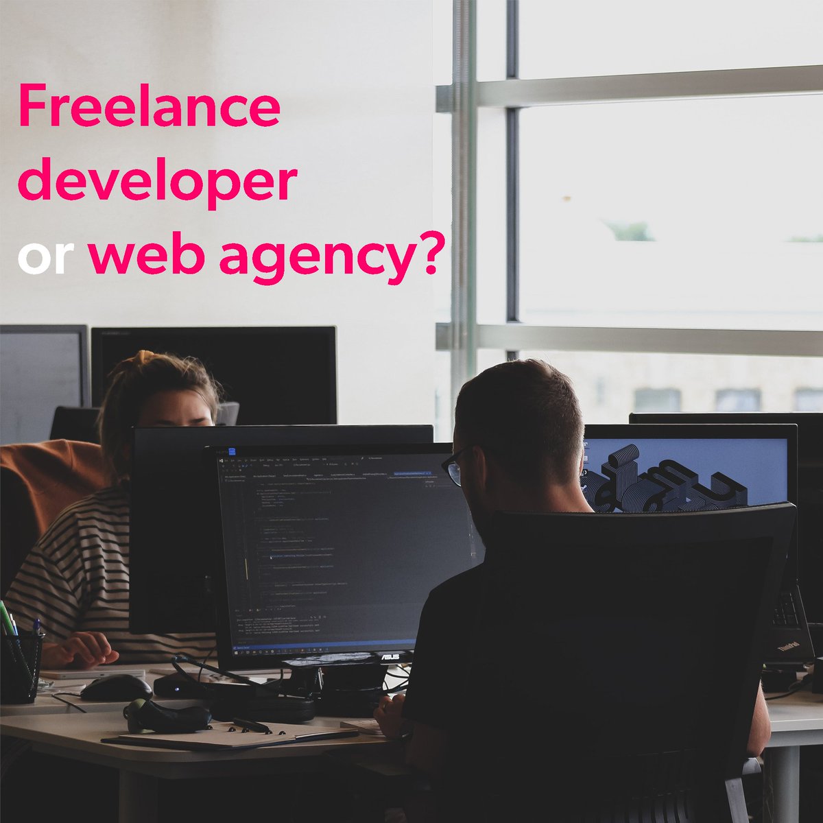 PurrDigital's tweet photo. Weighing up the pros and cons of whether a freelance developer or full-stack web agency would be the perfect fit for your project would help the decision process, and that’s exactly what we’ve done.

Read our latest blog about the pros and cons of both: https://t.co/Xwcnot1Fhx https://t.co/dJVsT5BSMY