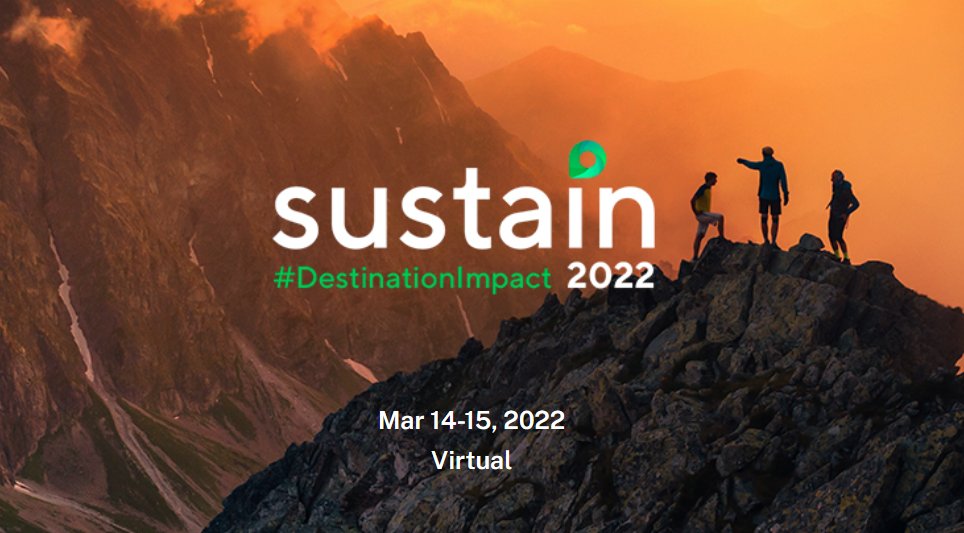 ecovadis's tweet image. Countdown begins to #Sustain2022 - 2 hours to go... ecovad.is/3q1KSVE? #DestinationImpact