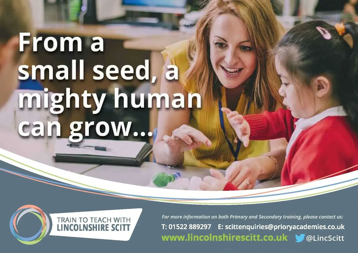 Why train with Lincolnshire SCITT? Find out more on our website: buff.ly/3kaCqRq

@KyraEarlyCareer <a href="/VoyageEP/">Voyage Education Partnership</a> <a href="/EBSchoolDirect/">Ellison Boulters ITT</a> <a href="/LEADTSHub/">L.E.A.D. Professional Development</a> <a href="/WPNursery/">Wyndham Park Nursery</a>