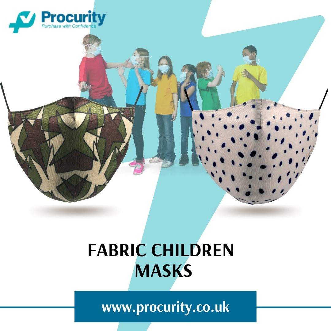 Procurity1's tweet image. We offer a range of fabric masks that suit most ages which are antibacterial with soft fabric and adjustable ear loops to fit the face better. Shop #childrensmasks 👉ow.ly/h0Rr50EdHfs #safetyfirst #wearamask #ppe