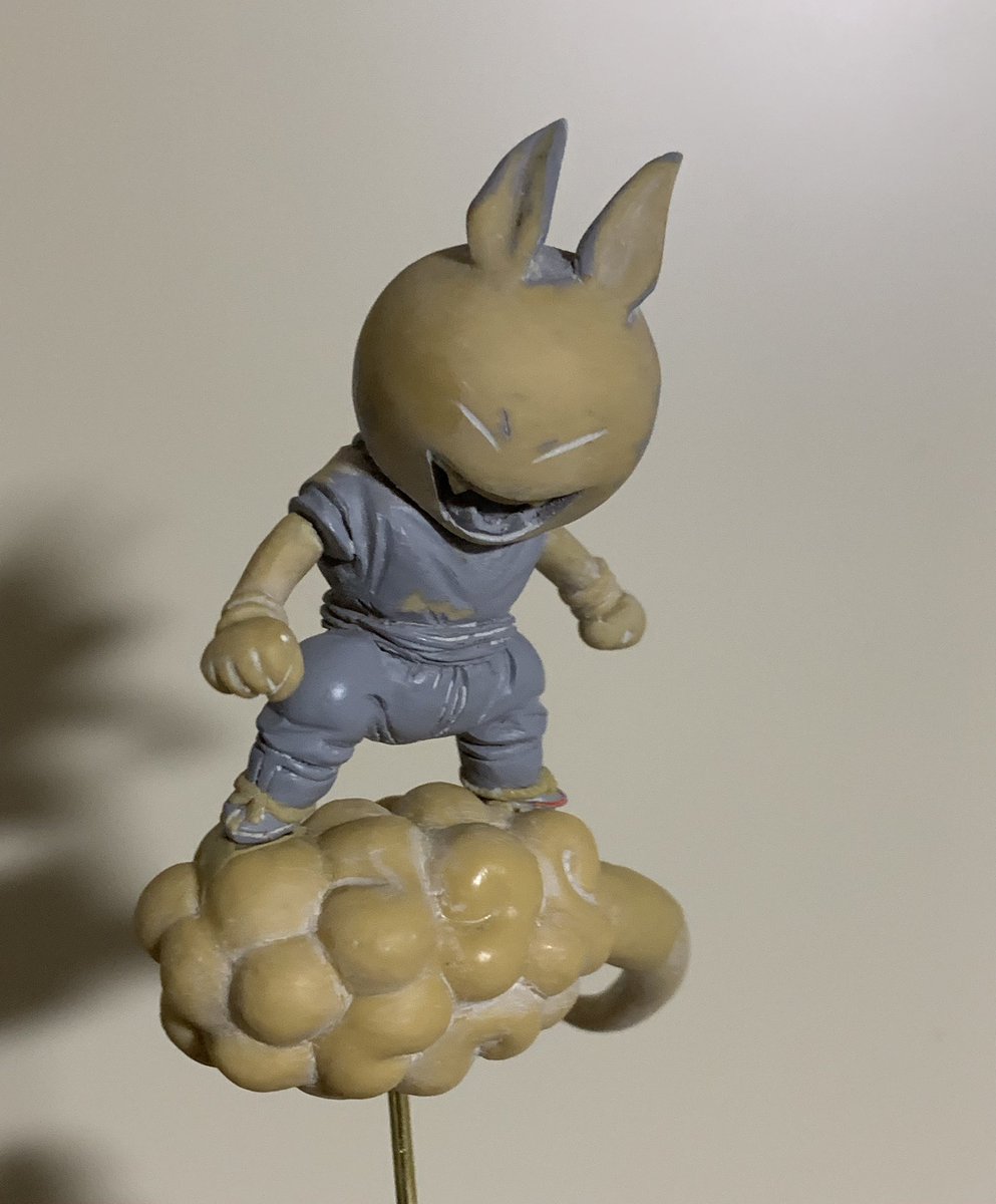 kuroneko__DB's tweet image. ネコマジンかなりいい感じで進んでおります✨
如意棒は付けようか迷い中です🤔

可愛くないですか？😂w