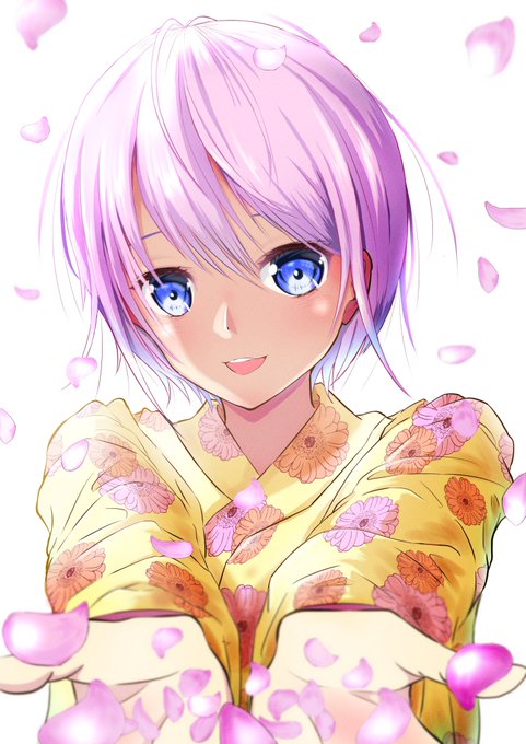 甘党さんがTwitterに投稿した中野一花(五等分の花嫁)のイラスト。