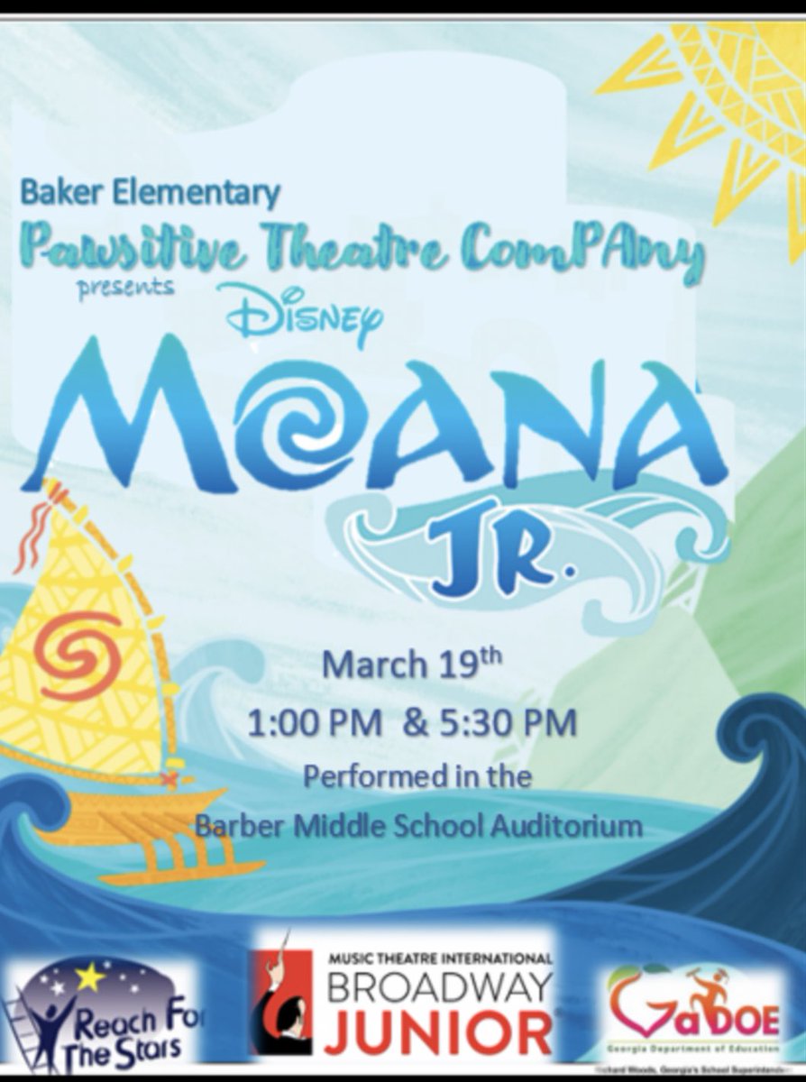 PawsitiveBaker's tweet photo. Set is looking look!  #ComeandSee Moana,Jr.  this Saturday.  2 incredible shows 1:00 and 5:30 pm and https://t.co/JTDFtSLfHk