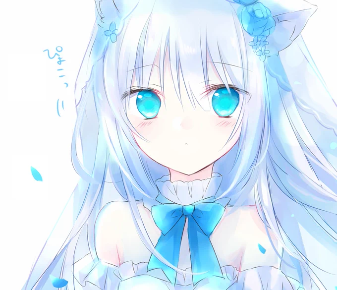 #ホワイトデーは銀髪白髪を愛でる日 
白髪×けもみみが好きです✨ 