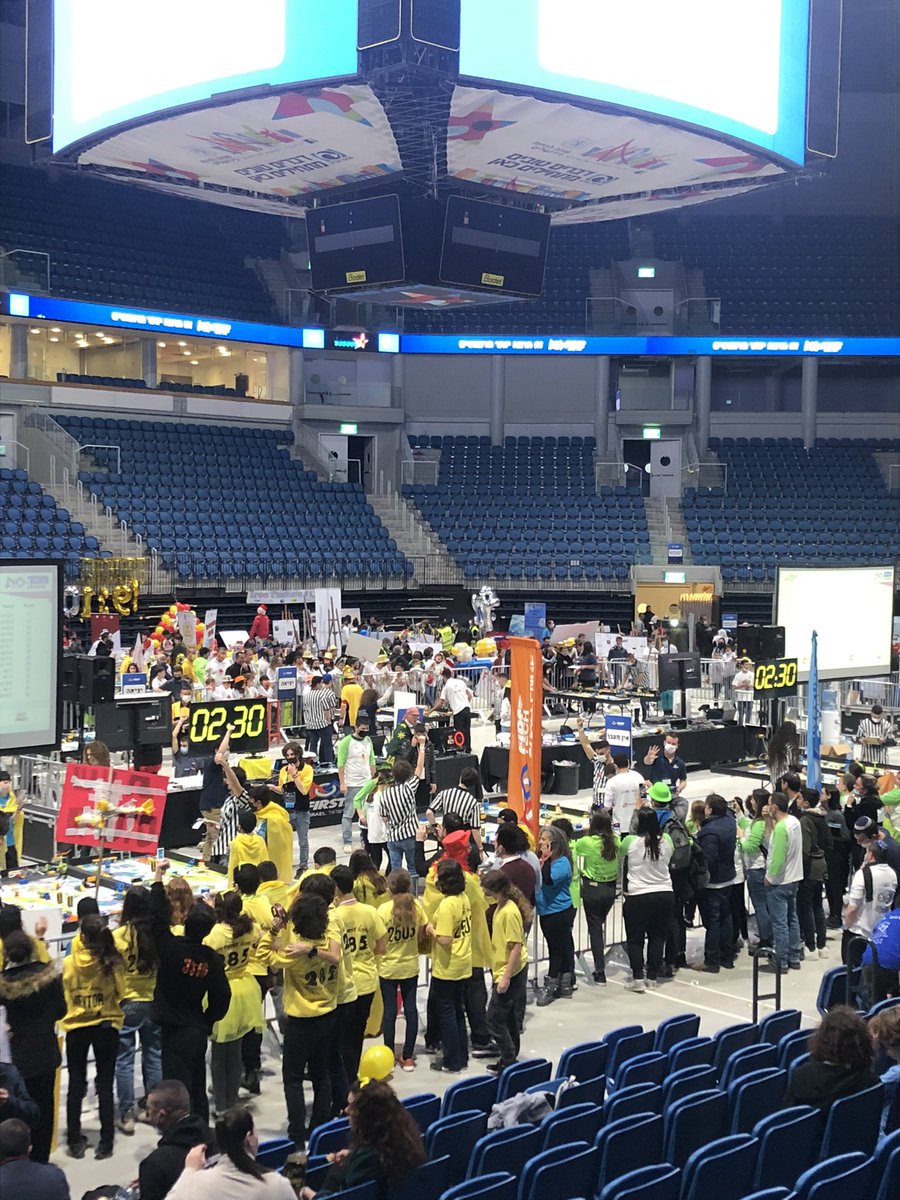dplusplus285's tweet photo. Amazing experience at the Israeli Championship!💛

Good luck to all teams competing!!!

@Team3316 @Dgital1331 
@FIRSTweets @firstlegoleague https://t.co/BzCukz8rTq