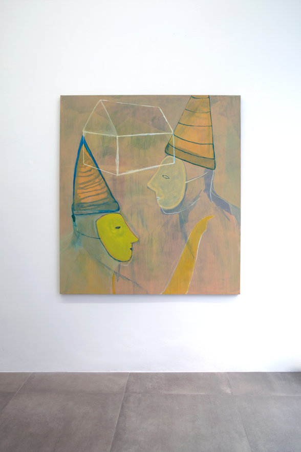miartMilano's tweet photo. In the #Emergent section curated by Attilia Fattori Franchini, UNA (Piacenza) will present a solo show by artist #ThomasBerra.
Image: Thomas Berra, Due figure con casa, 2022 https://t.co/xvIeMkkldO