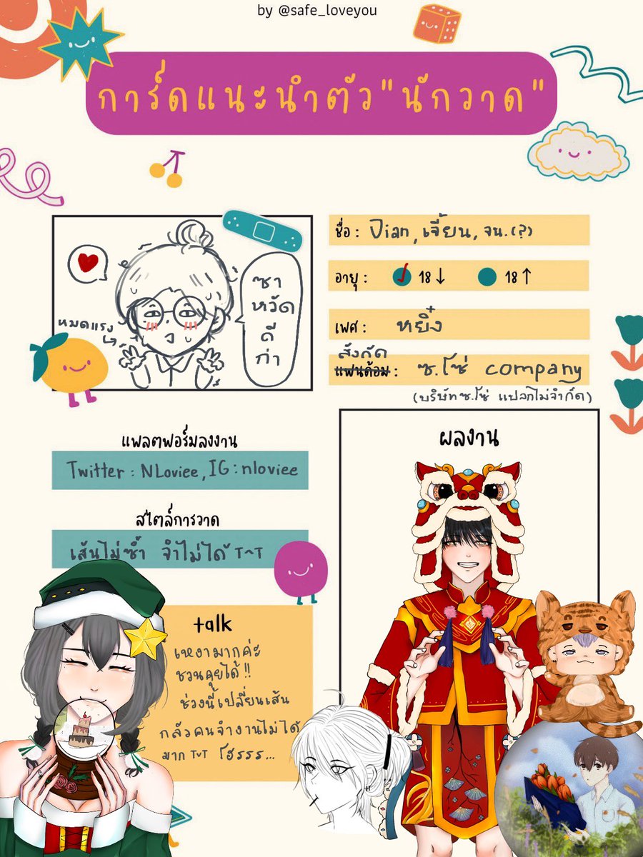 แอคนี้ยังวาดรูปอยู่นะคะ🥲

 #การ์ดแนะนำตัวนักวาด