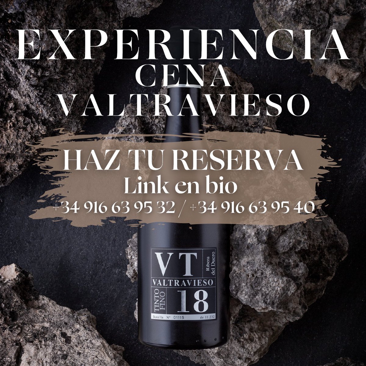 Vive una experiencia única en <a href="/ElPradal/">ElPradal</a> con los mejores vinos de Valtravieso y las espectaculares creaciones de nuestro chef Oscar Urueña García, terminaremos con gin a cargo de tanquetay nº Ten