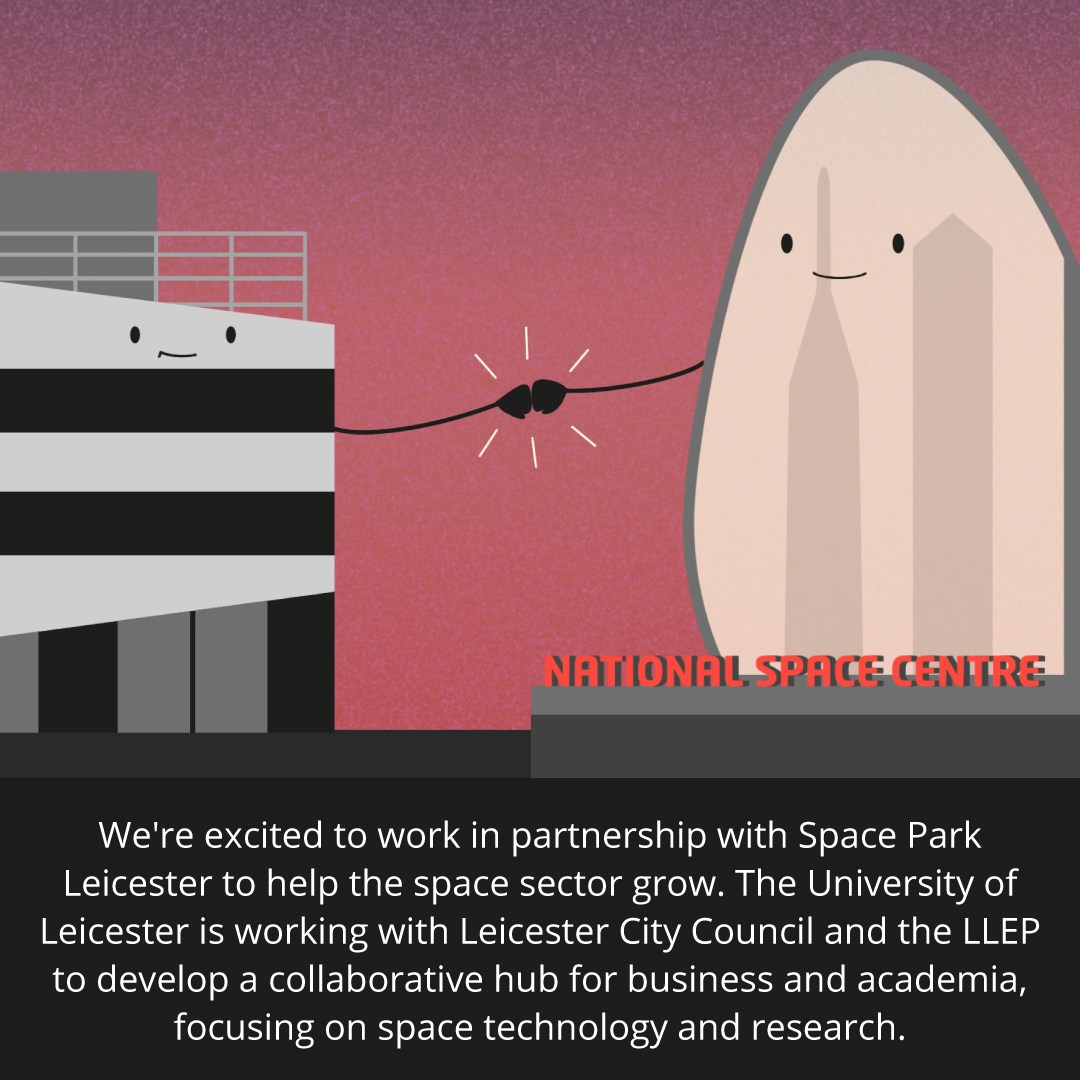 spacecentre's tweet photo. 👨🚀🚀 @astro_timpeake is set to declare @SpaceParkLeic officially open later today! #SPlaunch https://t.co/2D6PC1ObbJ