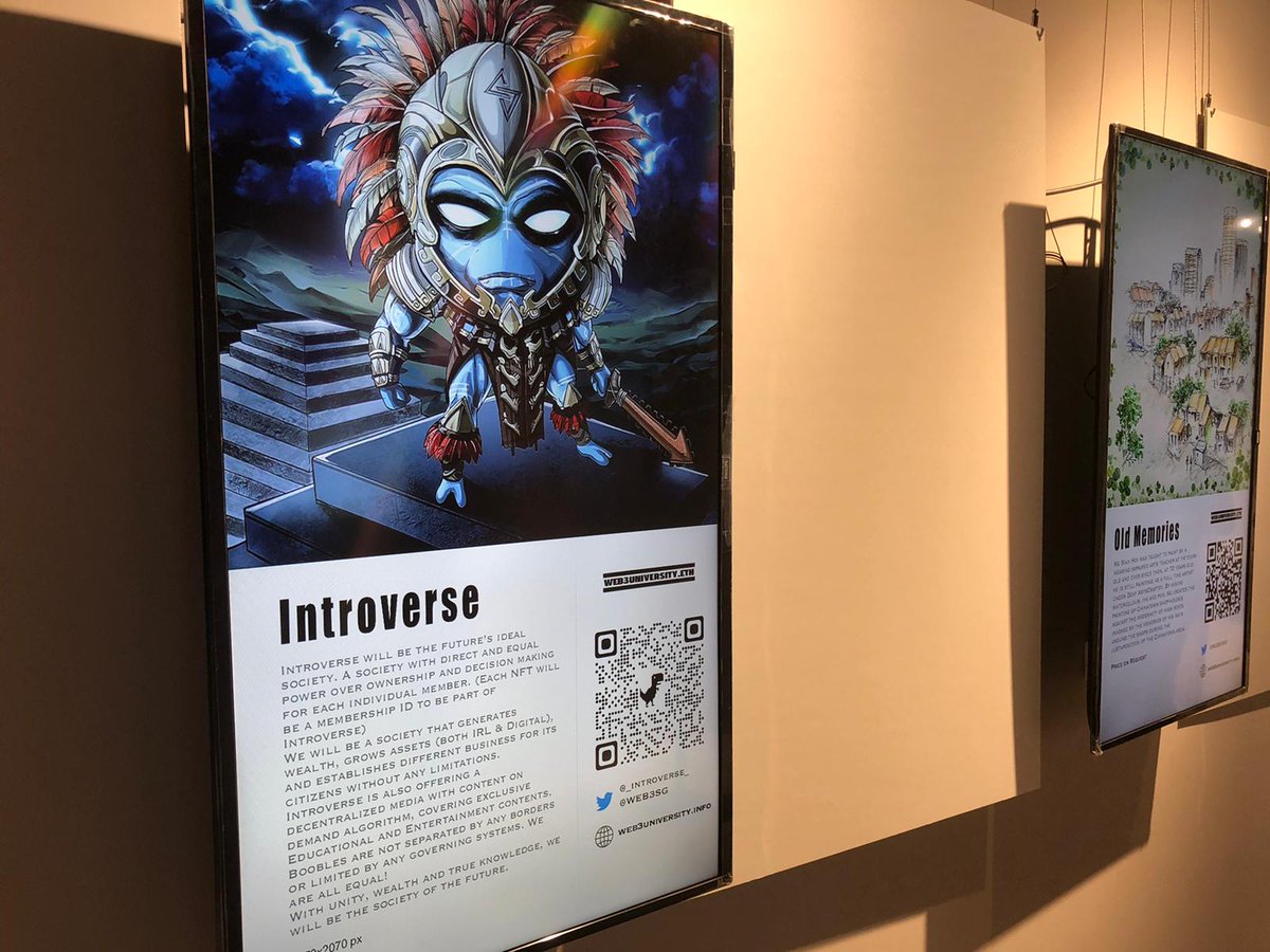 web3sg's tweet photo. We're giving giving away 5 WL spots for 
@_introverse_
 
To enter:
1⃣Follow 
@web3sg &amp; @_introverse_
2⃣Turn on notifications and drop a comment for Tw picker to spot you
3⃣Like &amp; RT this post

2hours
Lets Go! https://t.co/sEewizD9TS
