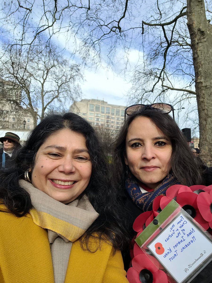 shrabanibasu_'s tweet photo. All ready with my wreath on behalf of #NoorInayatKhanMemorialTrust #CommonwealthDay #MemorialGates Lovely to be here after two years. With @NewshoundUK2020 Missing @SmitaTharoor https://t.co/7KUgPjKlk6