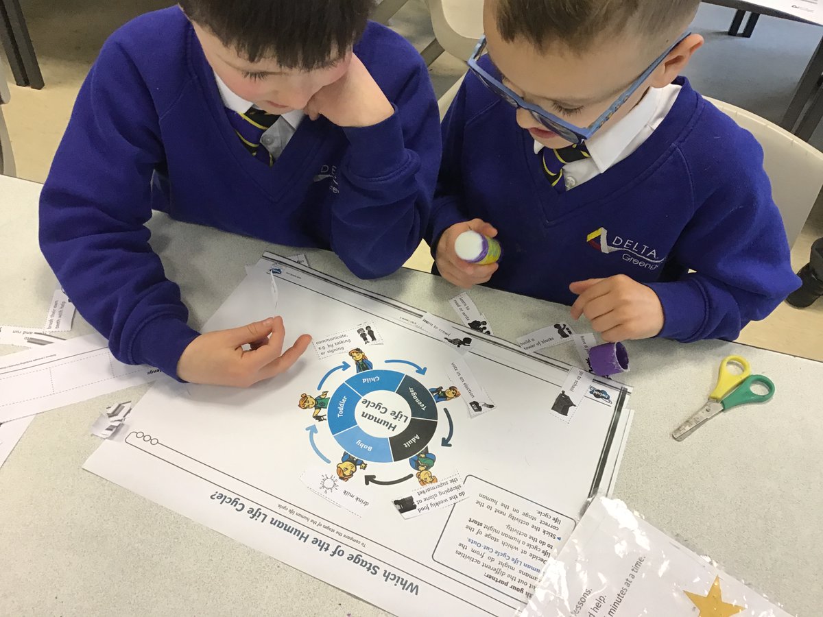 DeltaGreengates's tweet photo. #year2GG used their oracy and reasoning skills to place different milestones along the human lifecycle. Lots of great talk and collaboration on display! #TeamGGscience #TeamGGoracy https://t.co/wx9EXJNtPY
