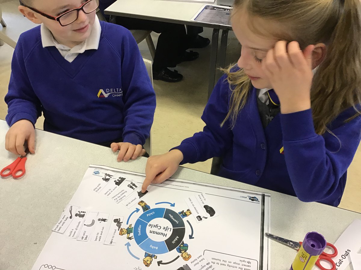 DeltaGreengates's tweet photo. #year2GG used their oracy and reasoning skills to place different milestones along the human lifecycle. Lots of great talk and collaboration on display! #TeamGGscience #TeamGGoracy https://t.co/wx9EXJNtPY