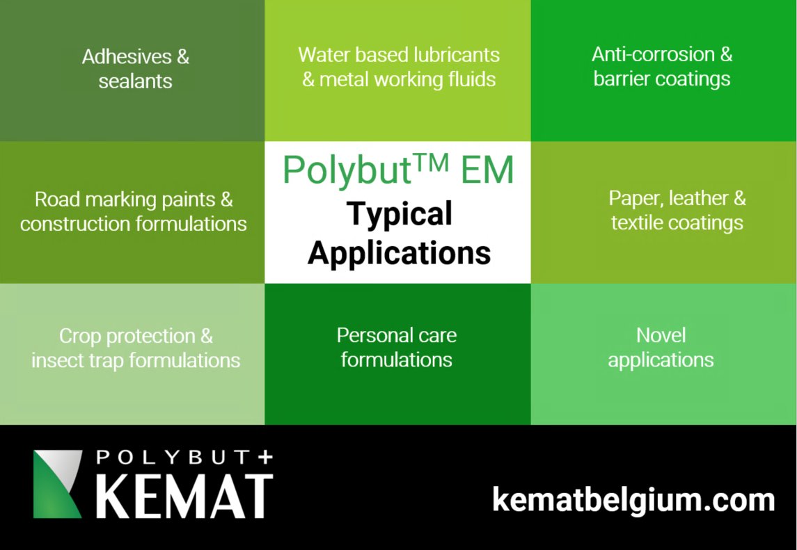 kematbelgium's tweet photo. Kemat’s #PolybutEM can be used in many applications!
Call us for more information +32 2 219 48 11
https://t.co/ywixmBv6sO
@SimonMason7 https://t.co/PchWP6jDLP