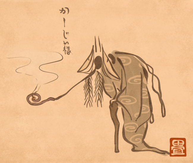 この煙がくせになってな。
[4824番目]
#畳百鬼夜行絵巻 