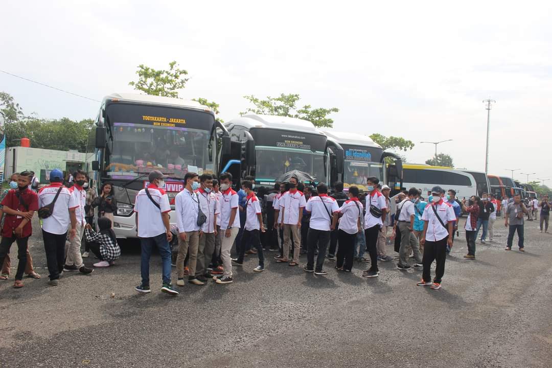 Kemeriahan Jambore Nasional Bismania Community XI rombongan Masdusel