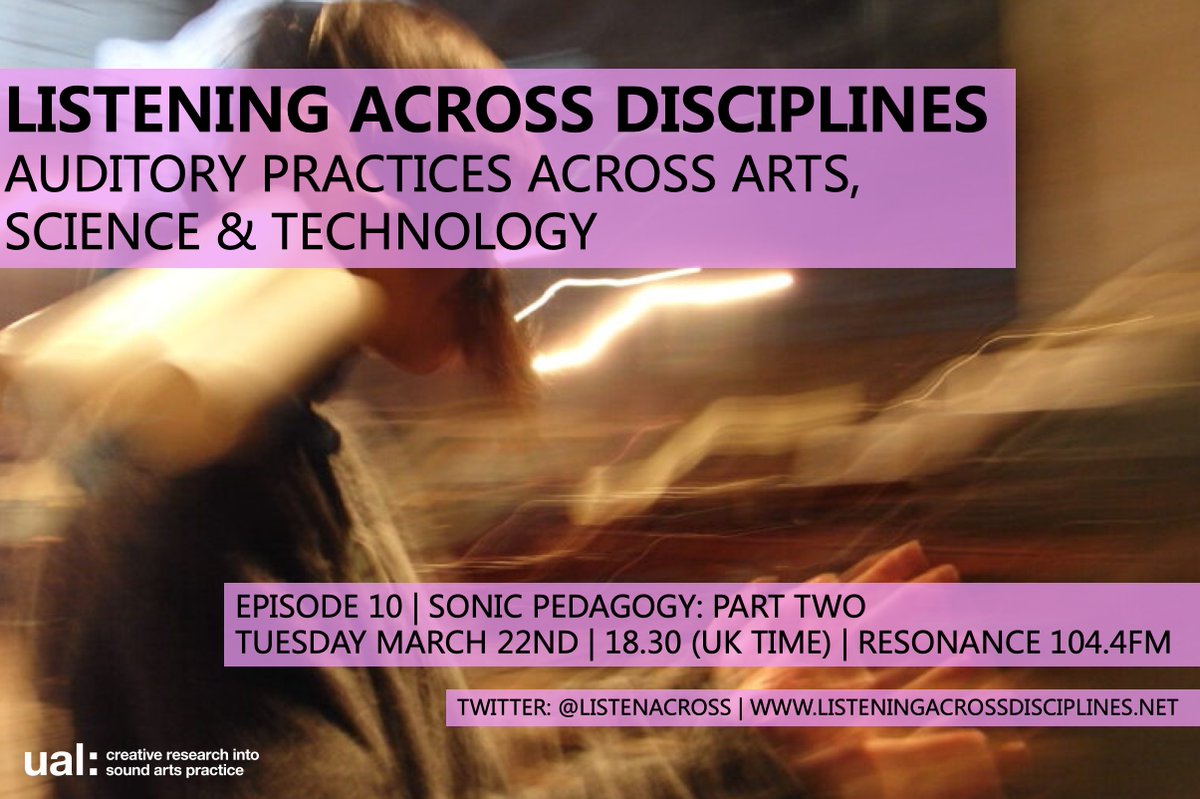 Listening Across Disciplines II tweet media