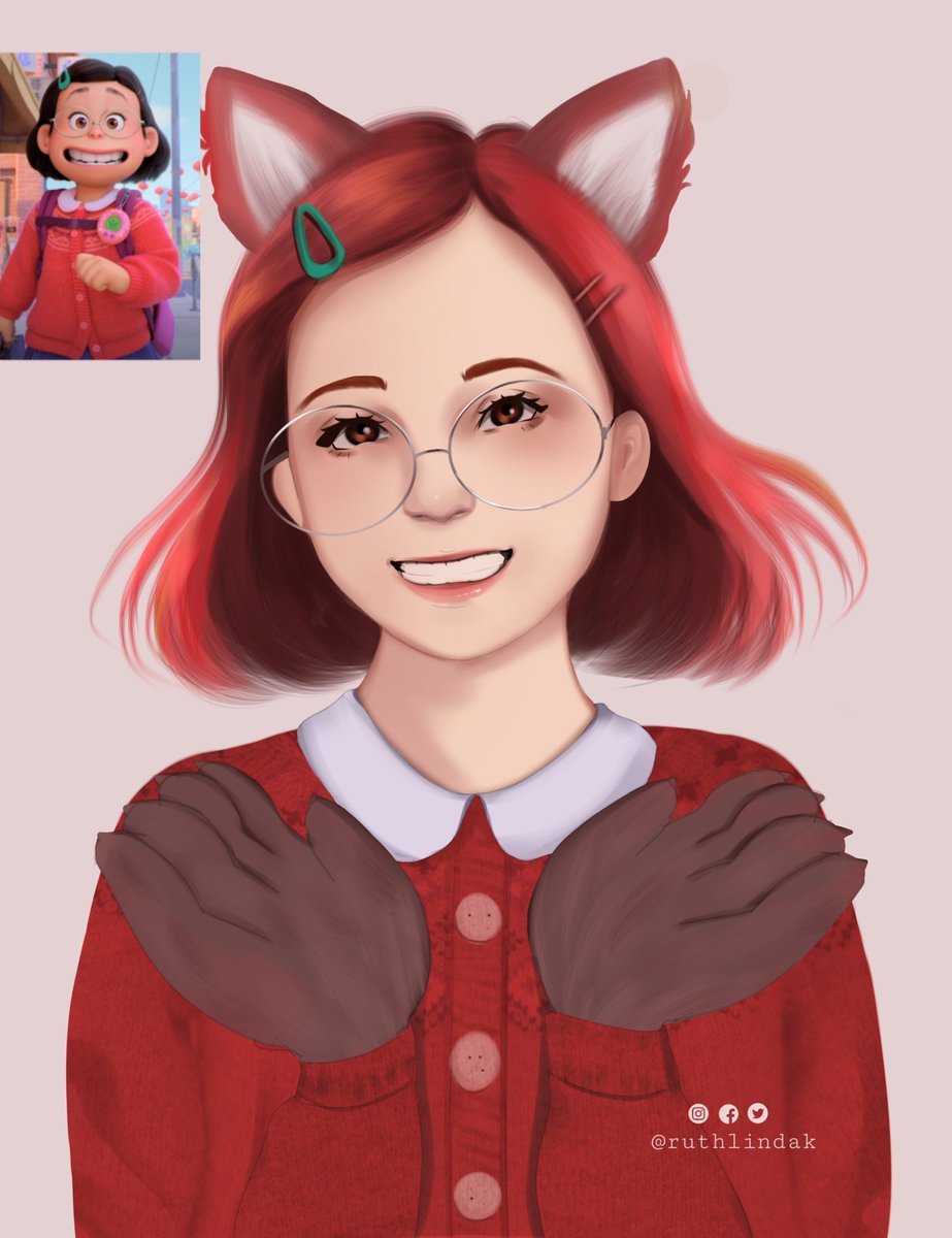 MeiLee in my style 💕
#meilinLeefanart #meilinlee #TurningRedfanart #turningred #disney #pixar <a href="/Disney/">Disney</a> <a href="/Pixar/">Pixar</a>