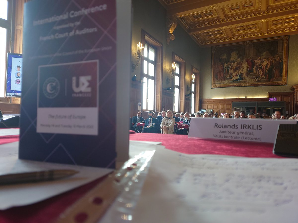 RolandsIrklis's tweet image. Šodien Francijas Revīzijas palātas rīkotā konferencē dalos ar @VKontrole pieredzi attiecībā uz Covid-19 krīzei piešķirto līdzekļu izlietojumu.