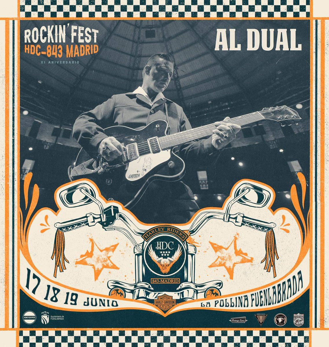 HDC843Madrid's tweet photo. Aquí tenéis algunos de los grupos que nos harán bailar y disfrutar este año en el #ROCKINFEST2022 #hdc843madrid y #honeydripper https://t.co/48CFEfQq4G